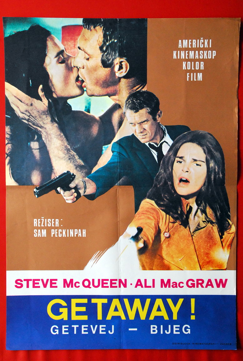 The Getaway Steve McQueen vintage movie poster #2