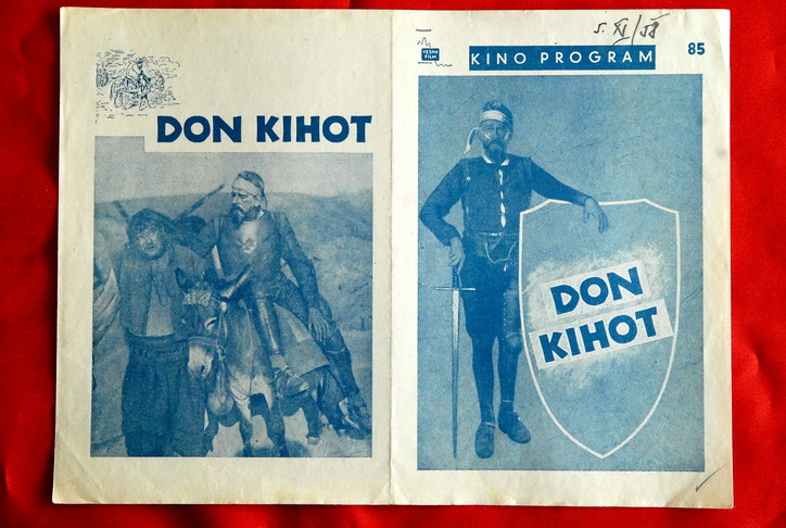 DON KIHOT RUSSIAN KOZINTSEV 1957 EXYU MOVIE PROGRAM  