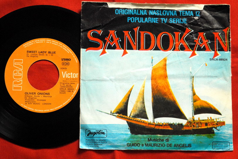 Sandokan Soundtrack Oliver Onions Kabir Bedi EXYU 7“PS