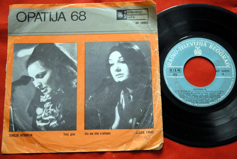 OPATIJA’68 TEREZA KESOVIJA JOSIPA LISAC YU 7“ PS EP  