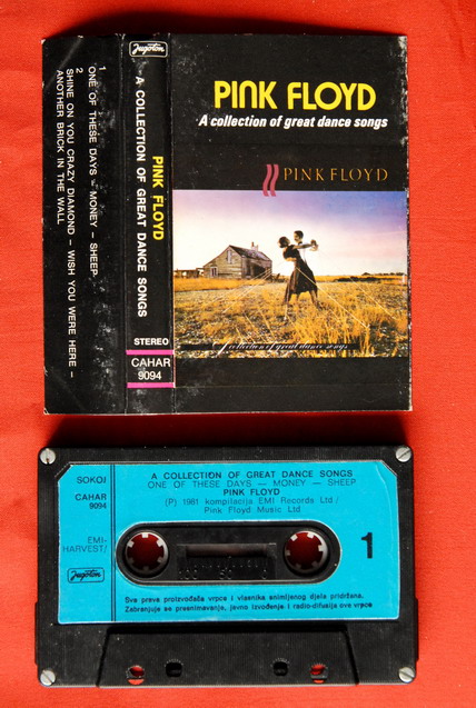 PINK FLOYD COLLECTION OF GREAT 1981 EXYU CASSETTE TAPE  