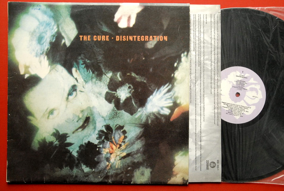 CURE DISINTEGRATION 1989 EXYUGO PRESSING LP N/MINT  