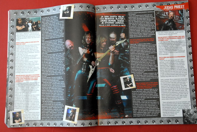 JUDAS PRIEST UNIQUE METAL HAMMER MAGAZINE DIMEBAG PANTERA IRON MAIDEN 